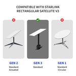 Starlink Actuated Gen 3 전용 위성 이더넷 케이블, 9.2m, 23m, 30.5m, 46m