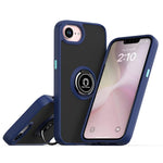 Q Shadow 1 시리즈 TPU + PC 링이 있는 휴대폰 케이스, iPhone 17e / 16e용, iPhone 17 Pro Max용, iPhone 17 Pro용, iPhone 17용, iPhone Air용, iPhone 16 Pro Max용