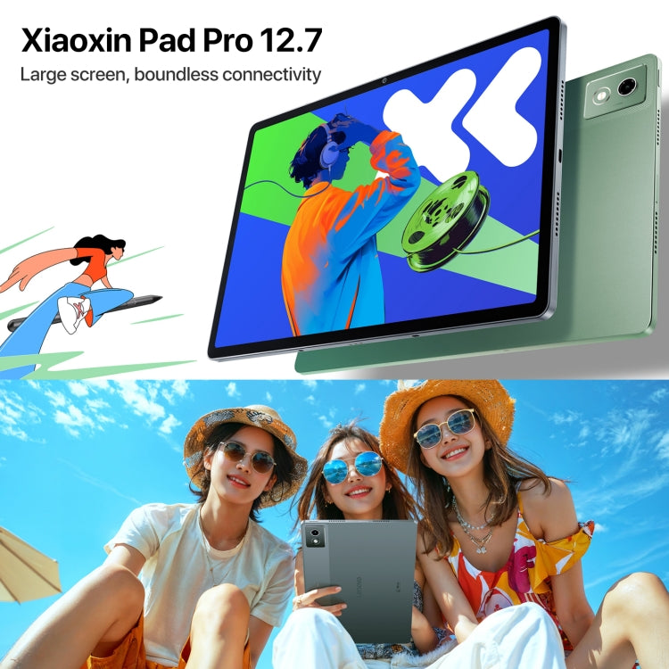 Lenovo Xiaoxin Pad Pro 12.7인치 2025 WiFi 태블릿, ZUI 16, MediaTek Dimensity 8300 옥타 코어, 지문 및 얼굴 인식 지원, 8GB+128GB, 8GB+256GB, 12GB+256GB