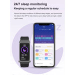 B7 Pro 1.5인치 2-in-1 블루투스 이어폰 실리콘 스트랩 스마트워치, 심박수 / 수면 모니터링 지원