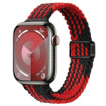 슬림 마그네틱 버클 나일론 꼬임 시계줄, 애플 워치 울트라 2 49mm용, 애플 워치 시리즈 9 45mm용