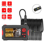 P30 8mm 1080P IP68 방수 4.3인치 화면 듀얼 카메라 디지털 내시경, 2m 하드 케이블, 5m 하드 케이블, 10m 하드 케이블