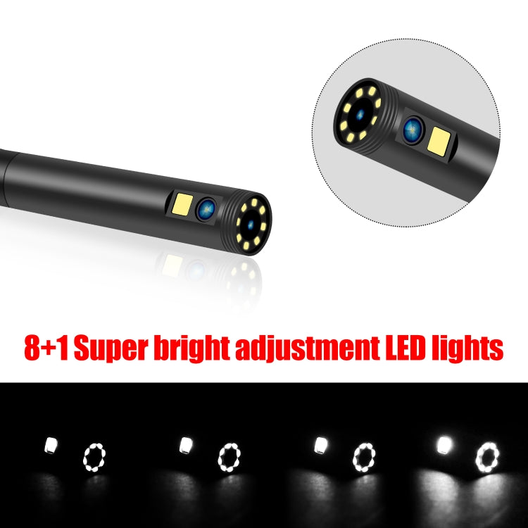 P30 8mm 1080P IP68 방수 4.3인치 화면 듀얼 카메라 디지털 내시경, 2m 하드 케이블, 5m 하드 케이블, 10m 하드 케이블