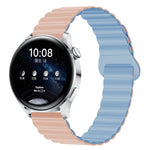 Two Color Magnetic Silicone Watch Band, 20mm