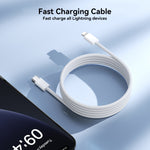 JOYROOM S-A45 30W USB-C / Type-C to 8핀 고속 충전 데이터 케이블, 길이: 1m, Type-C to 8핀