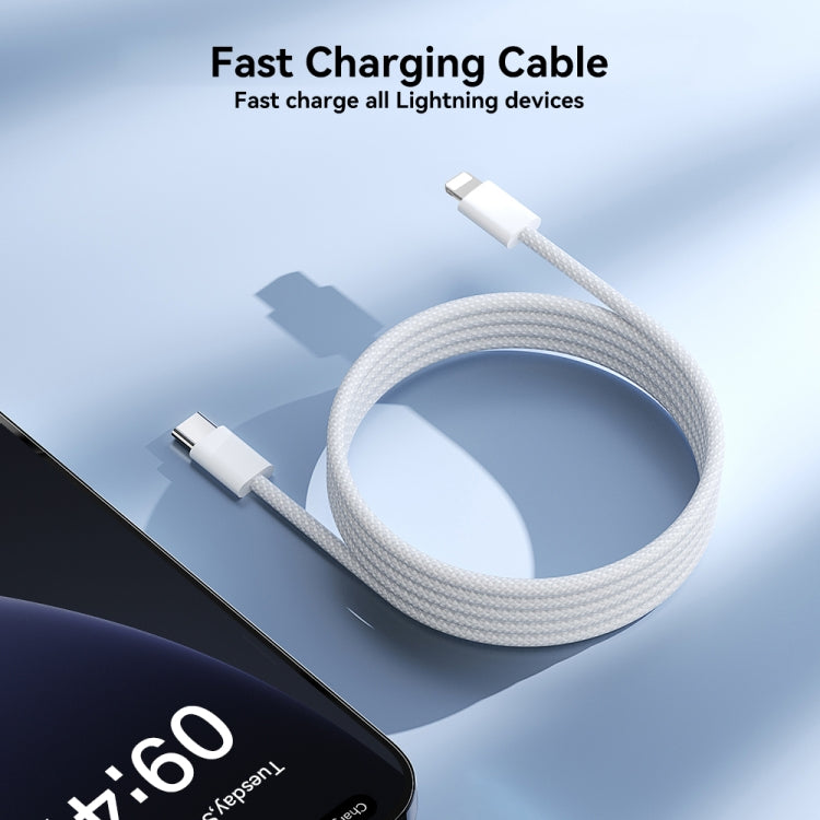 JOYROOM S-A45 30W USB-C / Type-C to 8핀 고속 충전 데이터 케이블, 길이: 1m, Type-C to 8핀