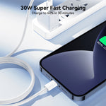 JOYROOM S-A45 30W USB-C / Type-C to 8핀 고속 충전 데이터 케이블, 길이: 1m, Type-C to 8핀