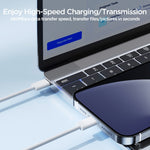 JOYROOM S-A45 30W USB-C / Type-C to 8핀 고속 충전 데이터 케이블, 길이: 1m, Type-C to 8핀