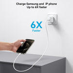 JOYROOM JR-TCF24 30W USB-C / Type-C Fast Charger with Cable Set, EU Plug