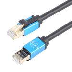CAT8e 순수 구리 컴퓨터 스위치 라우터 이더넷 네트워크 LAN 케이블, 1m, 2m, 3m, 5m, 8m, 10m, 15m, 20m, 30m