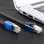 CAT8e 순수 구리 컴퓨터 스위치 라우터 이더넷 네트워크 LAN 케이블, 1m, 2m, 3m, 5m, 8m, 10m, 15m, 20m, 30m