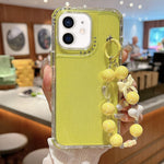 TPU + PC + 글리터 스팽글 풀 커버리지 휴대폰 케이스와 팔찌, iPhone 14 Pro용, iPhone 14 Pro Max용, iPhone 6 / 7 / 8 / SE 2020용, iPhone 13 Pro Max용, iPhone 13 Pro용, iPhone 13용, iPhone 12 / 12 Pro용, iPhone 12 Pro Max용