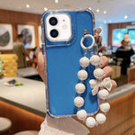 TPU + PC + 글리터 스팽글 풀 커버리지 휴대폰 케이스와 팔찌, iPhone 14 Pro용, iPhone 14 Pro Max용, iPhone 6 / 7 / 8 / SE 2020용, iPhone 13 Pro Max용, iPhone 13 Pro용, iPhone 13용, iPhone 12 / 12 Pro용, iPhone 12 Pro Max용