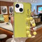 TPU + PC + 글리터 스팽글 풀 커버리지 휴대폰 케이스와 팔찌, iPhone 14 Pro용, iPhone 14 Pro Max용, iPhone 6 / 7 / 8 / SE 2020용, iPhone 13 Pro Max용, iPhone 13 Pro용, iPhone 13용, iPhone 12 / 12 Pro용, iPhone 12 Pro Max용