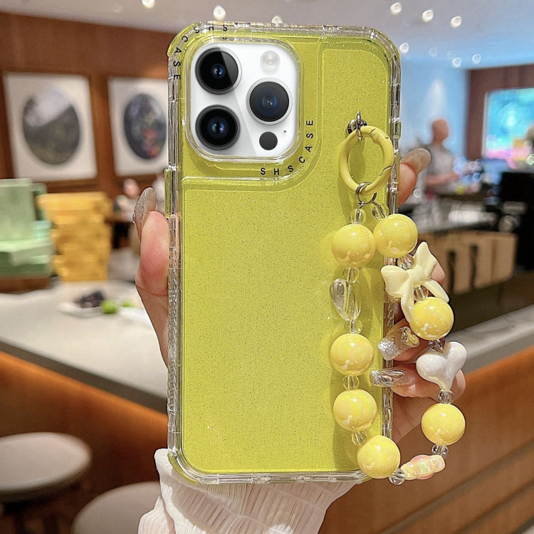 TPU + PC + 글리터 스팽글 풀 커버리지 휴대폰 케이스와 팔찌, iPhone 14 Pro용, iPhone 14 Pro Max용, iPhone 6 / 7 / 8 / SE 2020용, iPhone 13 Pro Max용, iPhone 13 Pro용, iPhone 13용, iPhone 12 / 12 Pro용, iPhone 12 Pro Max용