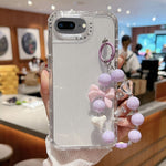 TPU + PC + 글리터 스팽글 풀 커버리지 휴대폰 케이스와 팔찌, iPhone XR용, iPhone XS Max용, iPhone 6 Plus / 7 Plus / 8 Plus용