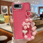 TPU + PC + 글리터 스팽글 풀 커버리지 휴대폰 케이스와 팔찌, iPhone XR용, iPhone XS Max용, iPhone 6 Plus / 7 Plus / 8 Plus용