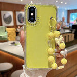 TPU + PC + 글리터 스팽글 풀 커버리지 휴대폰 케이스와 팔찌, iPhone XR용, iPhone XS Max용, iPhone 6 Plus / 7 Plus / 8 Plus용
