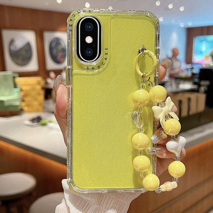 TPU + PC + 글리터 스팽글 풀 커버리지 휴대폰 케이스와 팔찌, iPhone XR용, iPhone XS Max용, iPhone 6 Plus / 7 Plus / 8 Plus용