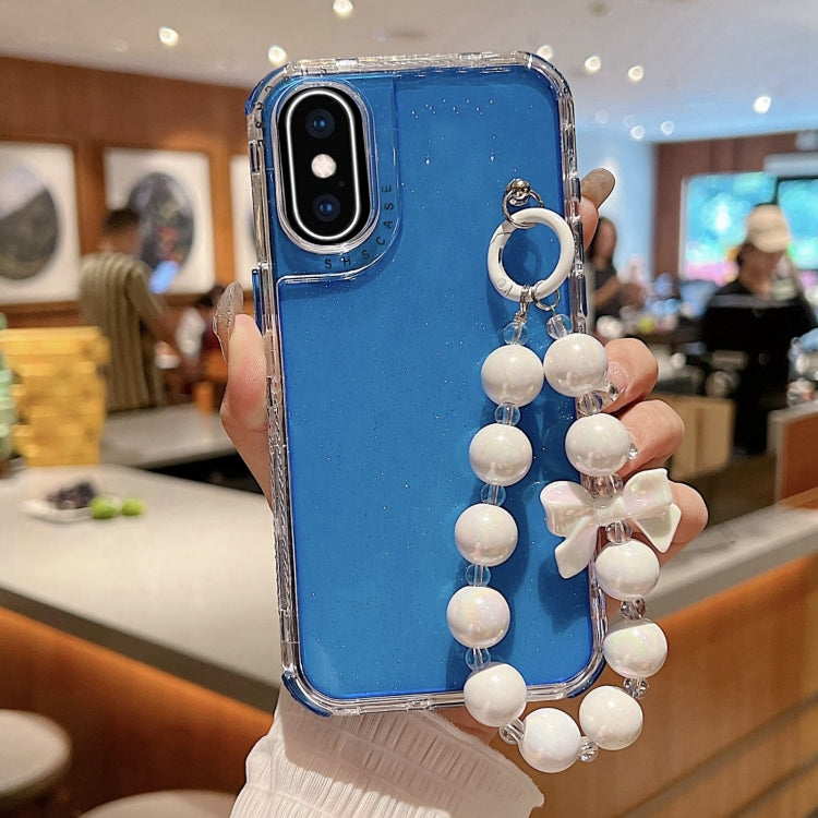 TPU + PC + 글리터 스팽글 풀 커버리지 휴대폰 케이스와 팔찌, iPhone XR용, iPhone XS Max용, iPhone 6 Plus / 7 Plus / 8 Plus용