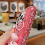 TPU + PC + 글리터 스팽글 풀 커버리지 휴대폰 케이스와 팔찌, iPhone XR용, iPhone XS Max용, iPhone 6 Plus / 7 Plus / 8 Plus용