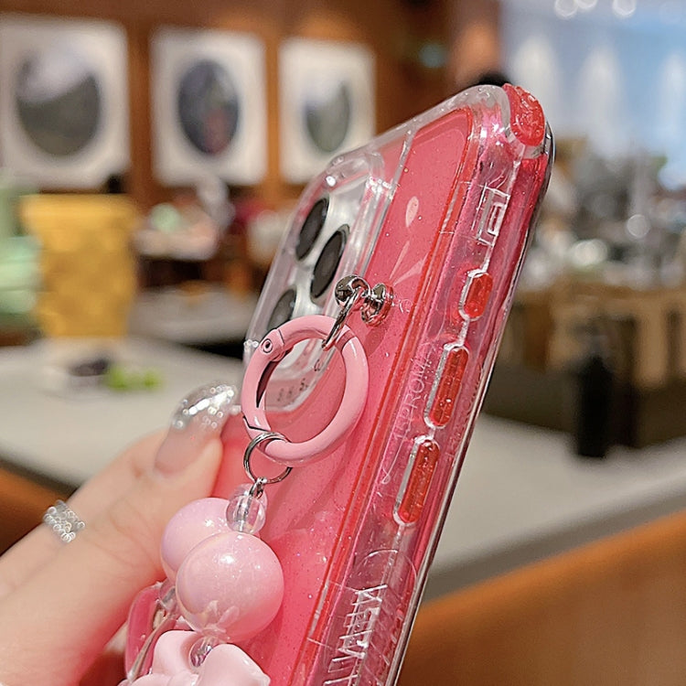 TPU + PC + 글리터 스팽글 풀 커버리지 휴대폰 케이스와 팔찌, iPhone XR용, iPhone XS Max용, iPhone 6 Plus / 7 Plus / 8 Plus용