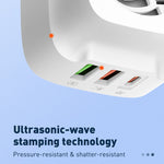 LDNIO Q334 32W 타입-C + 듀얼 USB 포트 충전기 1m USB-C / 타입-C to USB-C / 타입-C 데이터 케이블 포함, EU 플러그, UK 플러그, US 플러그