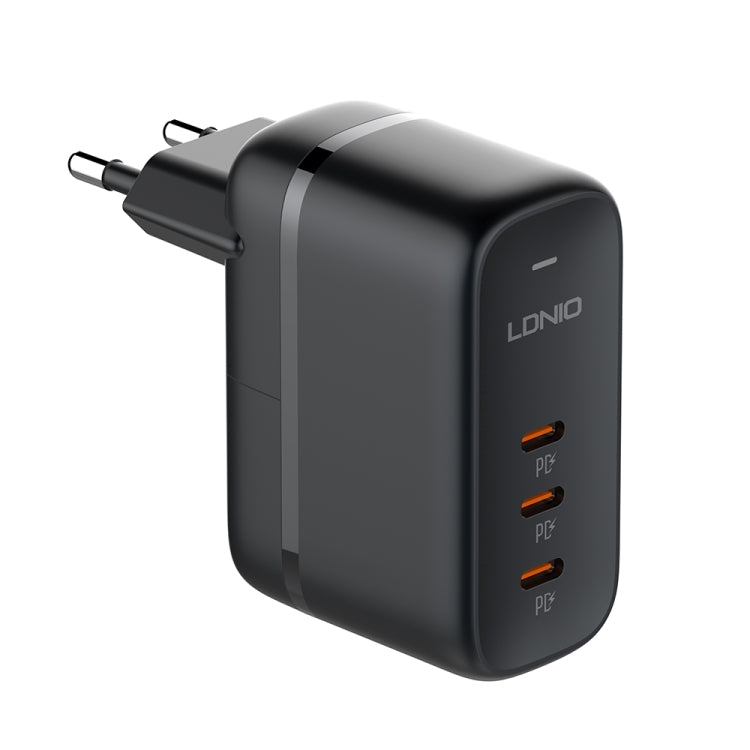 LDNIO Q367 65W GaN 3 x USB-C / 타입-C 인터페이스 충전기 1m USB-C / 타입-C to USB-C / 타입-C 데이터 케이블 포함, EU 플러그, UK 플러그, US 플러그