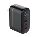 LDNIO Q367 65W GaN 3 x USB-C / 타입-C 인터페이스 충전기 1m USB-C / 타입-C to USB-C / 타입-C 데이터 케이블 포함, EU 플러그, UK 플러그, US 플러그