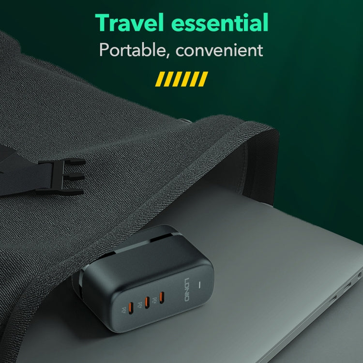 LDNIO Q367 65W GaN 3 x USB-C / 타입-C 인터페이스 충전기 1m USB-C / 타입-C to USB-C / 타입-C 데이터 케이블 포함, EU 플러그, UK 플러그, US 플러그
