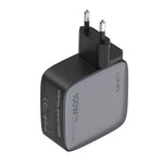 LDNIO Q408 100W GaN USB+3 USB-C / 타입-C 인터페이스 충전기 1m 100W USB-C / 타입-C to USB-C / 타입-C 데이터 케이블 포함, EU 플러그, UK 플러그, US 플러그