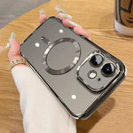 Electroplating MagSafe Phone Case, For iPhone 12, For iPhone 12 Pro Max, For iPhone 12 Pro, For iPhone 11 Pro Max