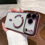 전기 도금 MagSafe 폰 케이스, 아이폰 17e / 16e용, 아이폰 17 프로 맥스용, 아이폰 17 프로용, 아이폰 17용, 아이폰 에어용, 아이폰 16 프로 맥스용