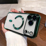 전기 도금 MagSafe 폰 케이스, 아이폰 17e / 16e용, 아이폰 17 프로 맥스용, 아이폰 17 프로용, 아이폰 17용, 아이폰 에어용, 아이폰 16 프로 맥스용