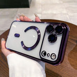 전기 도금 MagSafe 폰 케이스, 아이폰 17e / 16e용, 아이폰 17 프로 맥스용, 아이폰 17 프로용, 아이폰 17용, 아이폰 에어용, 아이폰 16 프로 맥스용