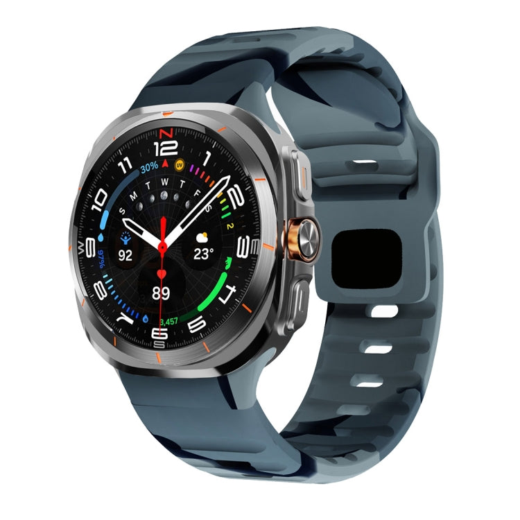 웨이브 텍스처 리버스 버클 실리콘 시계 밴드, Samsung Galaxy Watch Ultra 47mm / Ultra 2025용