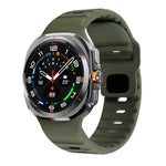 웨이브 텍스처 리버스 버클 실리콘 시계 밴드, Samsung Galaxy Watch Ultra 47mm / Ultra 2025용