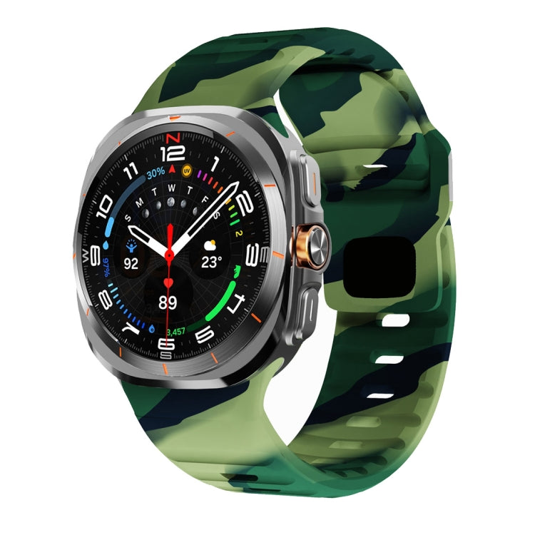 웨이브 텍스처 리버스 버클 실리콘 시계 밴드, Samsung Galaxy Watch Ultra 47mm / Ultra 2025용