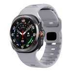 웨이브 텍스처 리버스 버클 실리콘 시계 밴드, Samsung Galaxy Watch Ultra 47mm / Ultra 2025용
