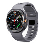 웨이브 텍스처 리버스 버클 실리콘 시계 밴드, Samsung Galaxy Watch Ultra 47mm / Ultra 2025용
