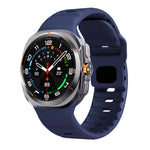 웨이브 텍스처 리버스 버클 실리콘 시계 밴드, Samsung Galaxy Watch Ultra 47mm / Ultra 2025용