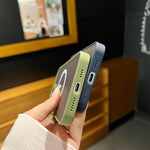호크아이 스킨 느낌 MagSafe 휴대폰 케이스, 아이폰 XS / X용, 아이폰 XR용, 아이폰 XS 맥스용, 아이폰 8 플러스 / 7 플러스용