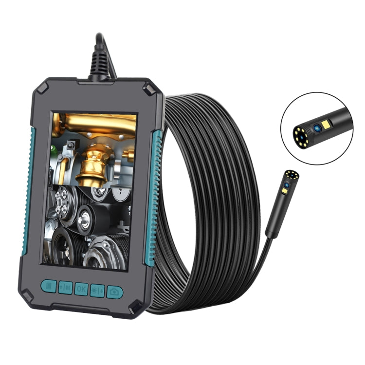 P40 8mm 1080P IP68 방수 4.3인치 하이라이트 화면 듀얼 카메라 디지털 내시경, 2m 하드 케이블, 5m 하드 케이블, 10m 하드 케이블