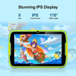 UNIWA Boxchip Tab 8 WiFi 키즈 태블릿, 8인치 Android 13 Allwinner A523 옥타 코어 CPU, 구글 플레이 지원, 4GB+64GB