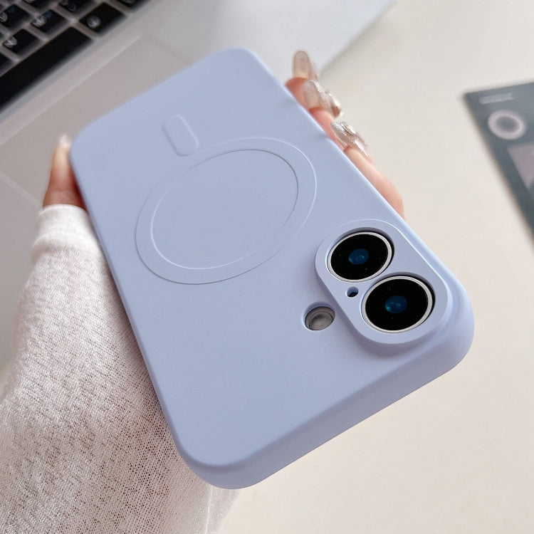 단색 액체 실리콘 MagSafe 자석 폰 케이스, 아이폰 16 프로용, 아이폰 16 플러스용, 아이폰 16용