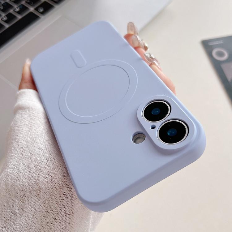 단색 액체 실리콘 MagSafe 자석 폰 케이스, 아이폰 17용, 아이폰 Air용, 아이폰 16 프로 맥스용