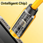 WK WDC-27i 탄력성 정품 실리콘 1m 12W USB to 8핀 고속 충전 데이터 케이블, WDC-27i