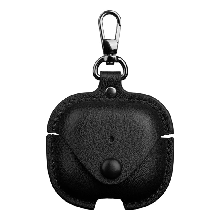 Business Leather Earphone Protective Case with Hook, For AirPods 5 / 4, For AirPods Pro 3