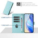 허니콤 엠보싱 RFID 가죽 휴대폰 케이스, 아이폰 17e / 16e용, 아이폰 17 프로 맥스용, 아이폰 17 프로용, 아이폰 17용, 아이폰 에어용, 아이폰 16 프로 맥스용, 아이폰 16 프로용, 아이폰 16 플러스용
