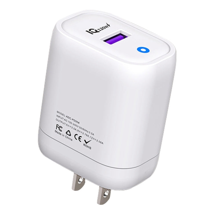 120W USB 고속 충전기, 미국 플러그, EU 플러그, 영국 플러그